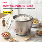 Impex RC2802 – 1.5 Litre 500W Electric Rice Cooker with Steamer Function