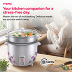Impex RC2802 – 1.5 Litre 500W Electric Rice Cooker with Steamer Function