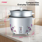 Impex RC2802 – 1.5 Litre 500W Electric Rice Cooker with Steamer Function