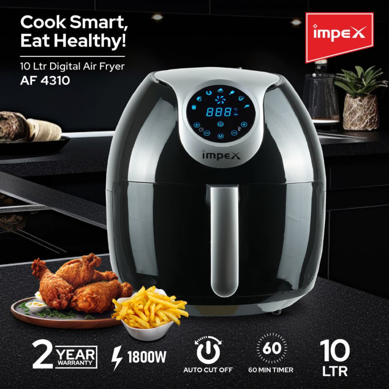 Impex 10L Digital Air Fryer (AF-4310)
