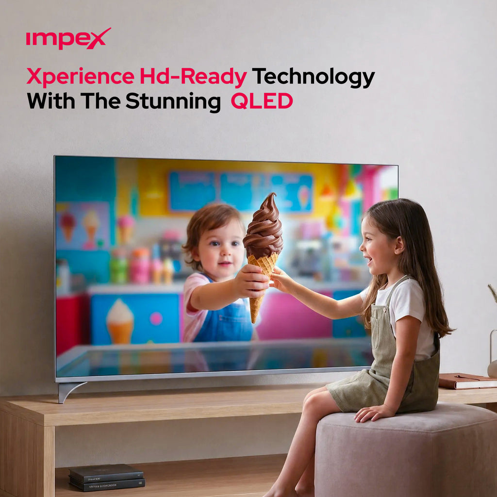 Impex evoQ 55S4QLC2R120 تلفزيون جوجل 55 بوصة QLED 4K 120Hz | دولبي فيجن وأتموس