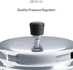 Delici Stainless Steel Pressure Cooker 5 Litre – SPC5E | Induction Compatible