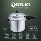 Delici Stainless Steel Pressure Cooker 5 Litre – SPC5E | Induction Compatible