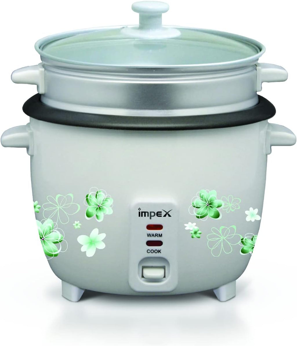 Impex RC2804 – 2.8 Litre 1000W Drum Rice Cooker with Steamer