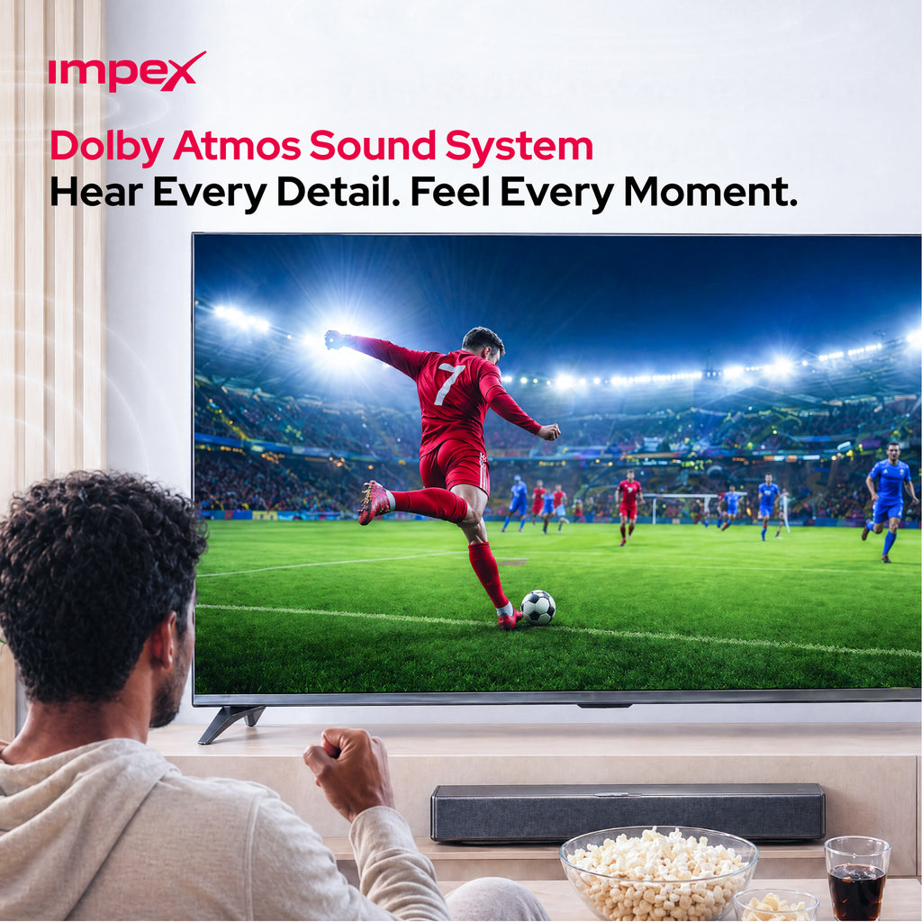 Impex evoQ 55S4QLC2R120 تلفزيون جوجل 55 بوصة QLED 4K 120Hz | دولبي فيجن وأتموس