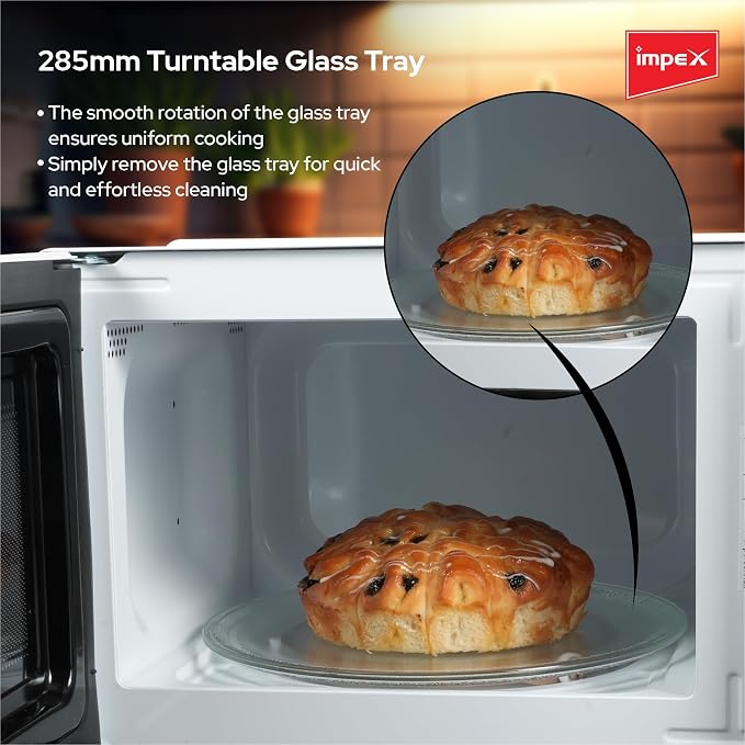 Impex MO8125DGB – 25L Digital Grill Microwave Oven with 9 Preset Menus