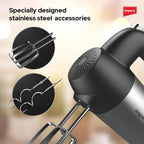 Impex HM3302 – 150W 5-Speed Hand Mixer with Turbo Function & Dough Hooks