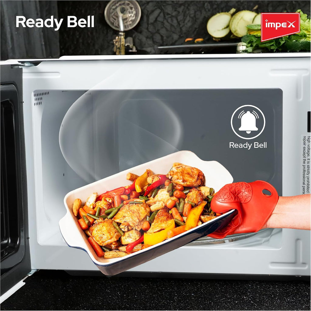 Impex MO8125DGB – 25L Digital Grill Microwave Oven with 9 Preset Menus