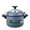 Delici Granite Aluminium Pressure Cooker 5 Litre Gray – DPC 5G | 2-Year Warranty