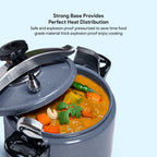 Delici Granite Aluminium Pressure Cooker 5 Litre Gray – DPC 5G | 2-Year Warranty