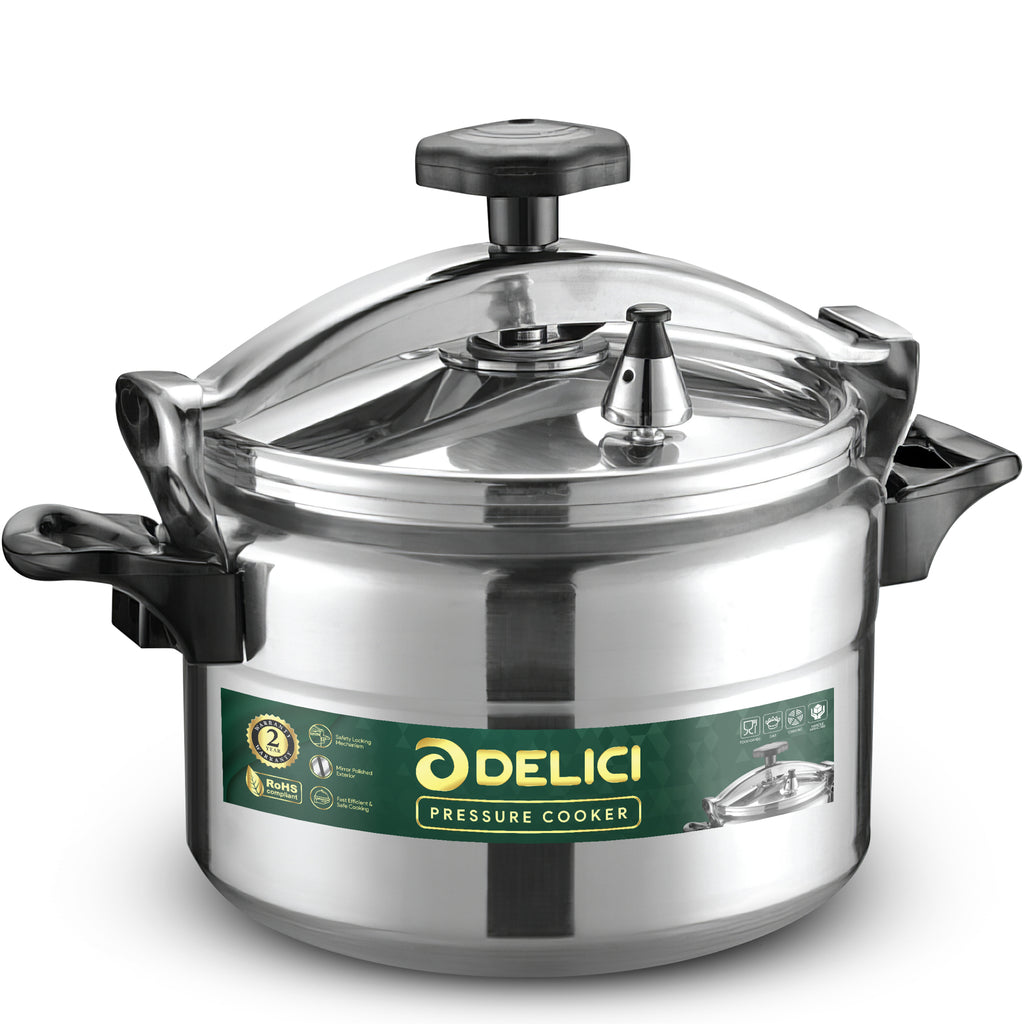 Aluminium Pressure Cooker 11 Litre – DPC 11A | Safety Lock & 2-Year Warranty