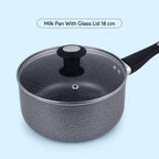 Delici Hammertone Nonstick Cookware 7-Piece Set – ACS7HE | PFOA-Free, Dishwasher Safe