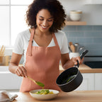 Delici Granite Nonstick Cookware 8-Piece Set – NCS8G | PFOA-Free, Glass Lids, Dishwasher Safe