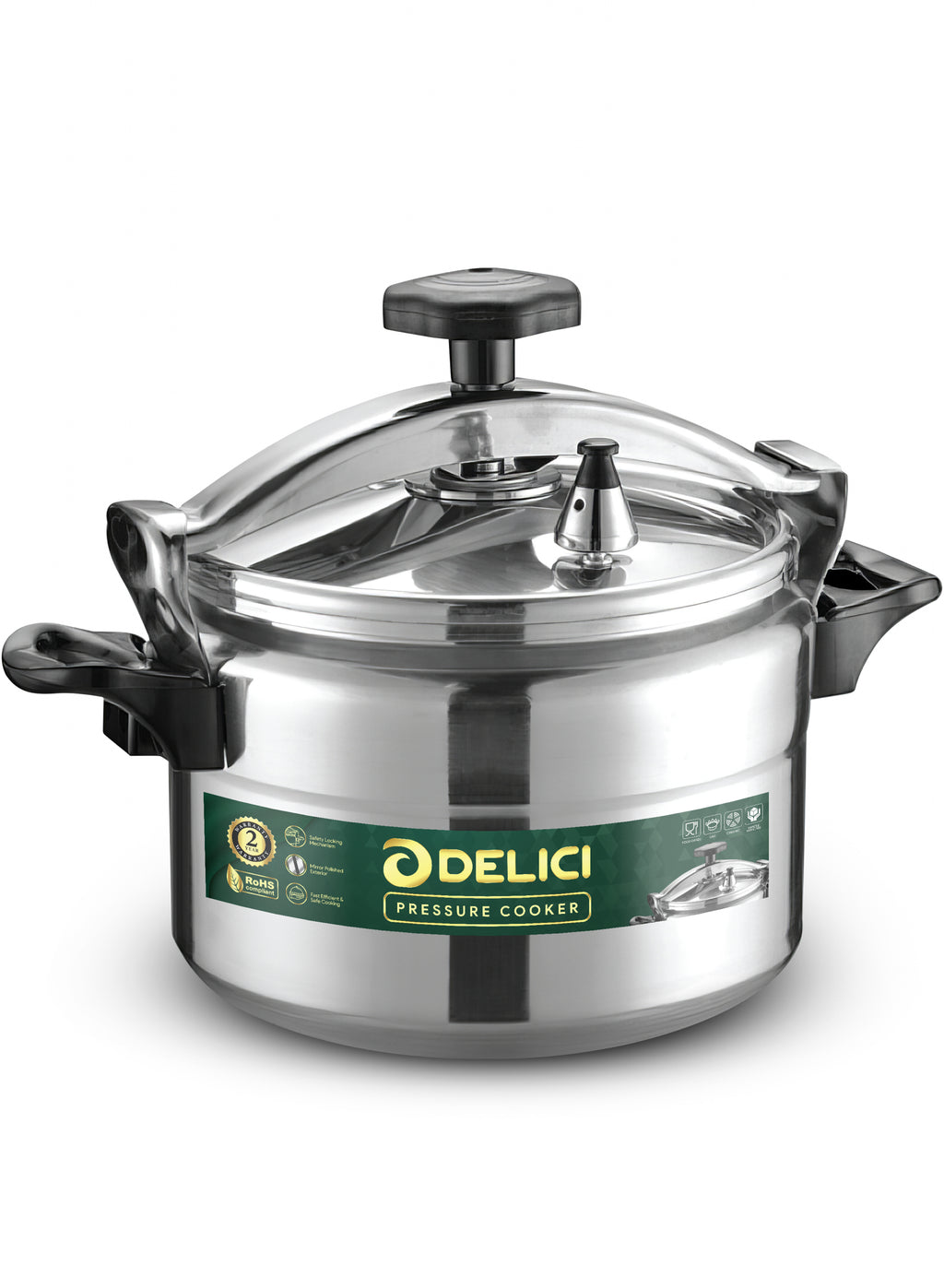 Aluminium Pressure Cooker 9 Litre – DPC 9A | Safety Lock & 2-Year Warranty