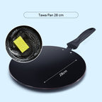 Delici Nonstick Concave Tawa 28 cm – ACTP28ME | PFOA-Free, Dishwasher Safe