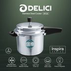 Delici Stainless Steel Pressure Cooker 3 Litre – SPC3E | Induction Compatible