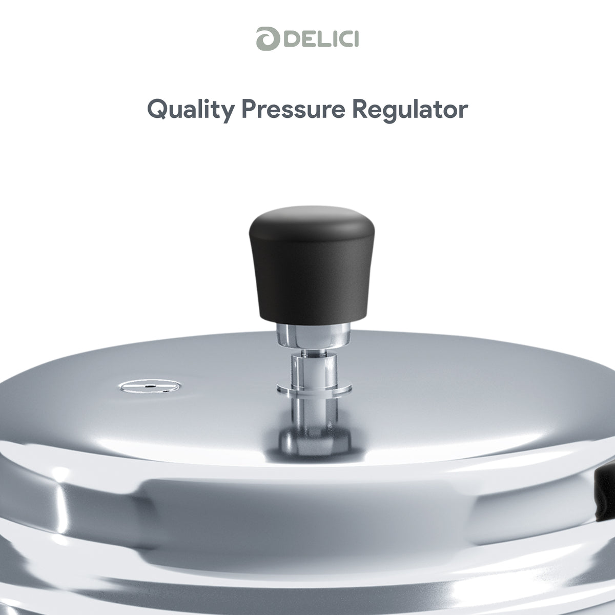 Delici Stainless Steel Pressure Cooker 3 Litre – SPC3E | Induction Compatible