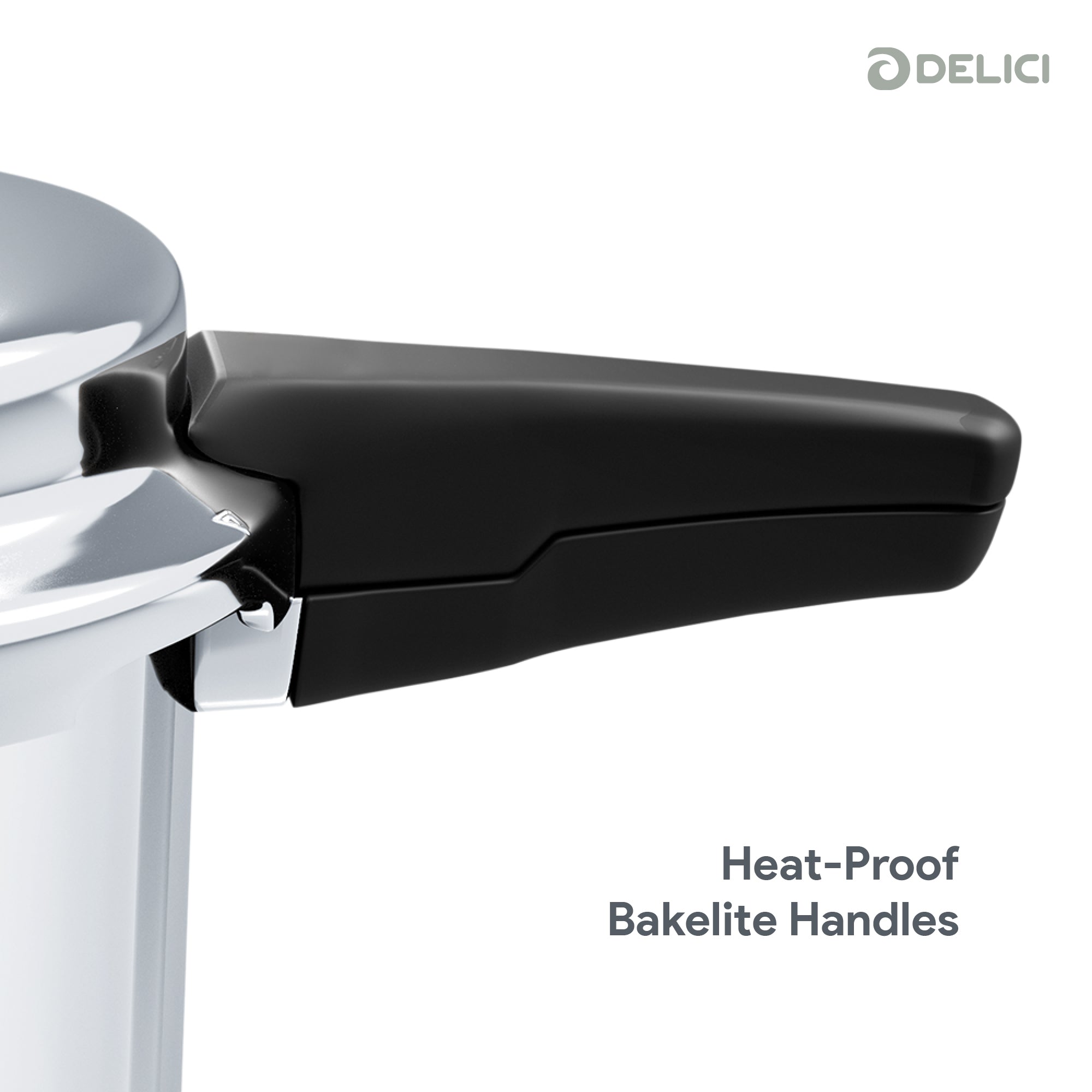 Delici Stainless Steel Pressure Cooker 3 Litre – SPC3E | Induction Compatible