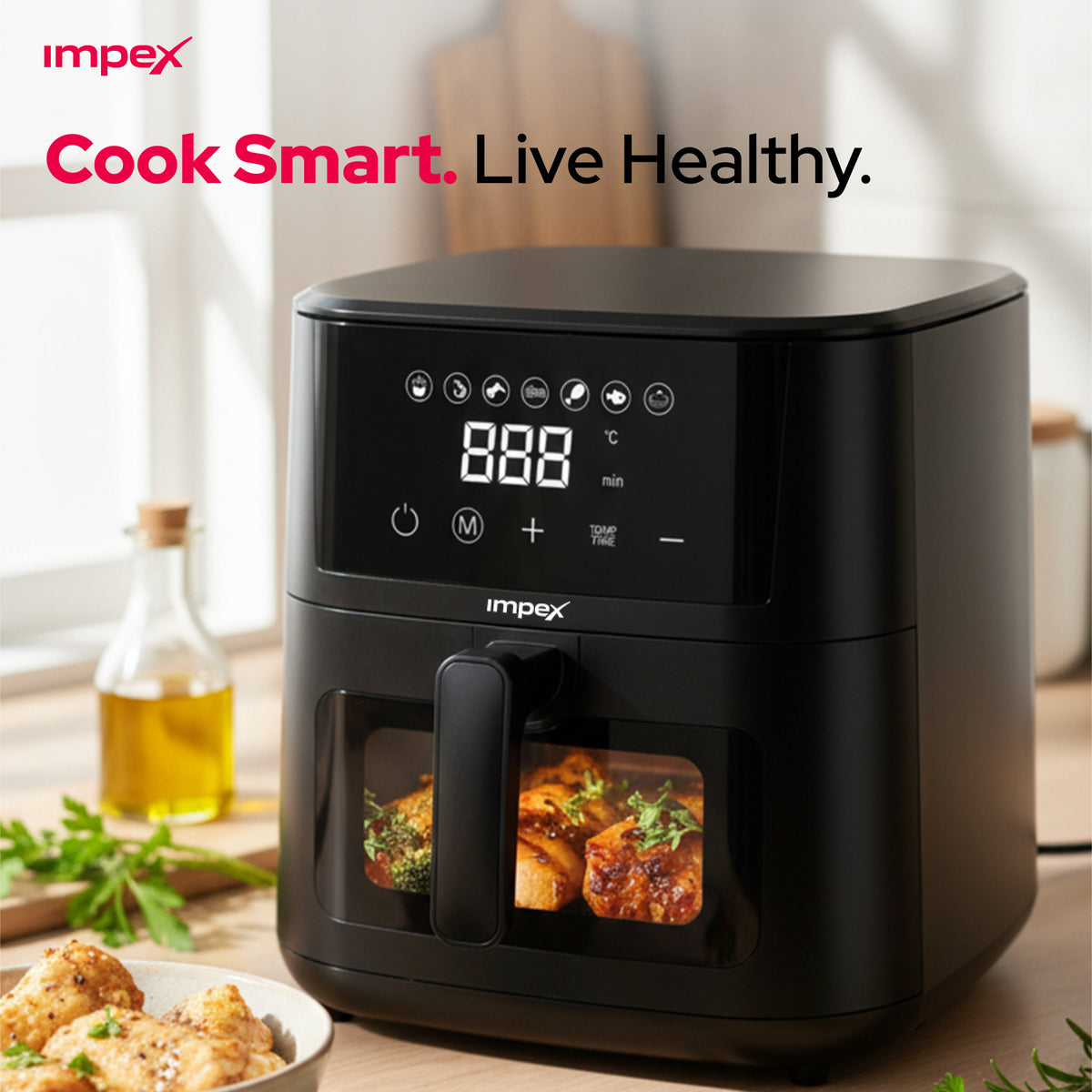 Impex 4.5L Digital Air Fryer (AF-4307)