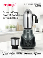 Impex 2-in-1 Mixer Grinder (BL-319C)