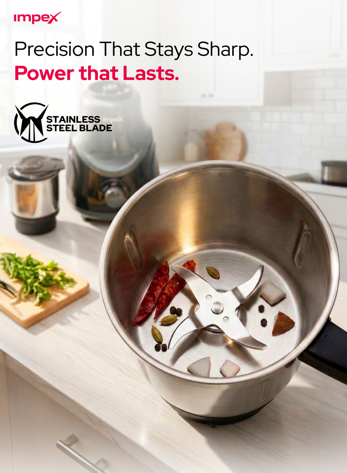 Impex 2-in-1 Mixer Grinder (BL-319C)