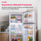 Impex IRF420SS – 458L No Frost Inverter Refrigerator | Stainless Steel