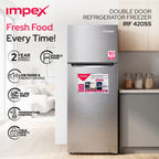 Impex IRF420SS – 458L No Frost Inverter Refrigerator | Stainless Steel