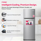 Impex IRF420SS – 458L No Frost Inverter Refrigerator | Stainless Steel