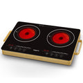 Impex IR2704 Double Infrared Cooktop | 1800W×2 | Touch Sensor Control