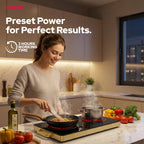 Impex IR2704 Double Infrared Cooktop | 1800W×2 | Touch Sensor Control