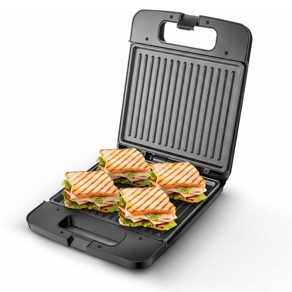 Impex SW3606 – 4 Slice Sandwich Maker with Non-Stick Plates & Overheat Protection
