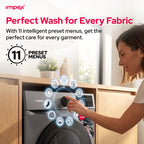 Impex WM0800FS – 8KG Front Load Washing Machine with BLDC Inverter Motor