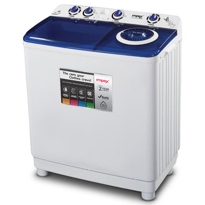 Impex WM 4205 – 12 KG Semi-Automatic Washing Machine with Air Turbo Dry