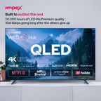 Impex Fiesta100Q – تلفزيون ذكي QLED 4K UHD مقاس 100 بوصة مع ThinQ AI و AirPlay وجهاز تحكم عن بعد سحري