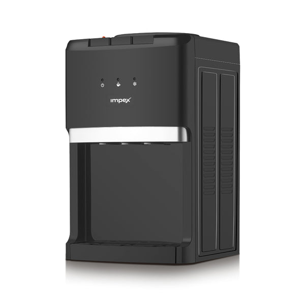 Impex WD3903C – 3 Tap Tabletop Water Dispenser with Compressor Cooling & Cabinet