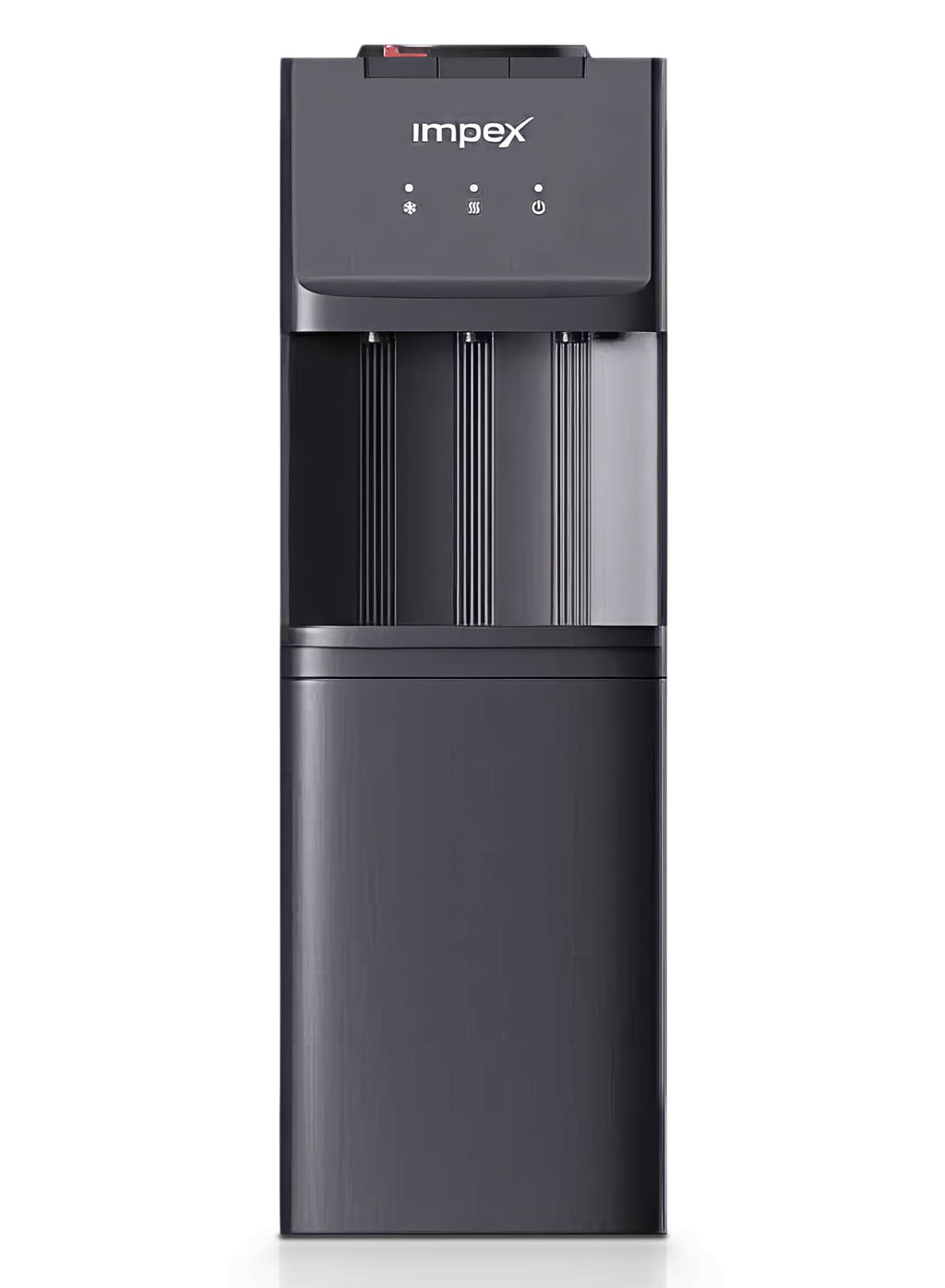 Impex WD3902C – موزع مياه ساخنة وباردة وعادية بـ 3 صنابير مع خزانة