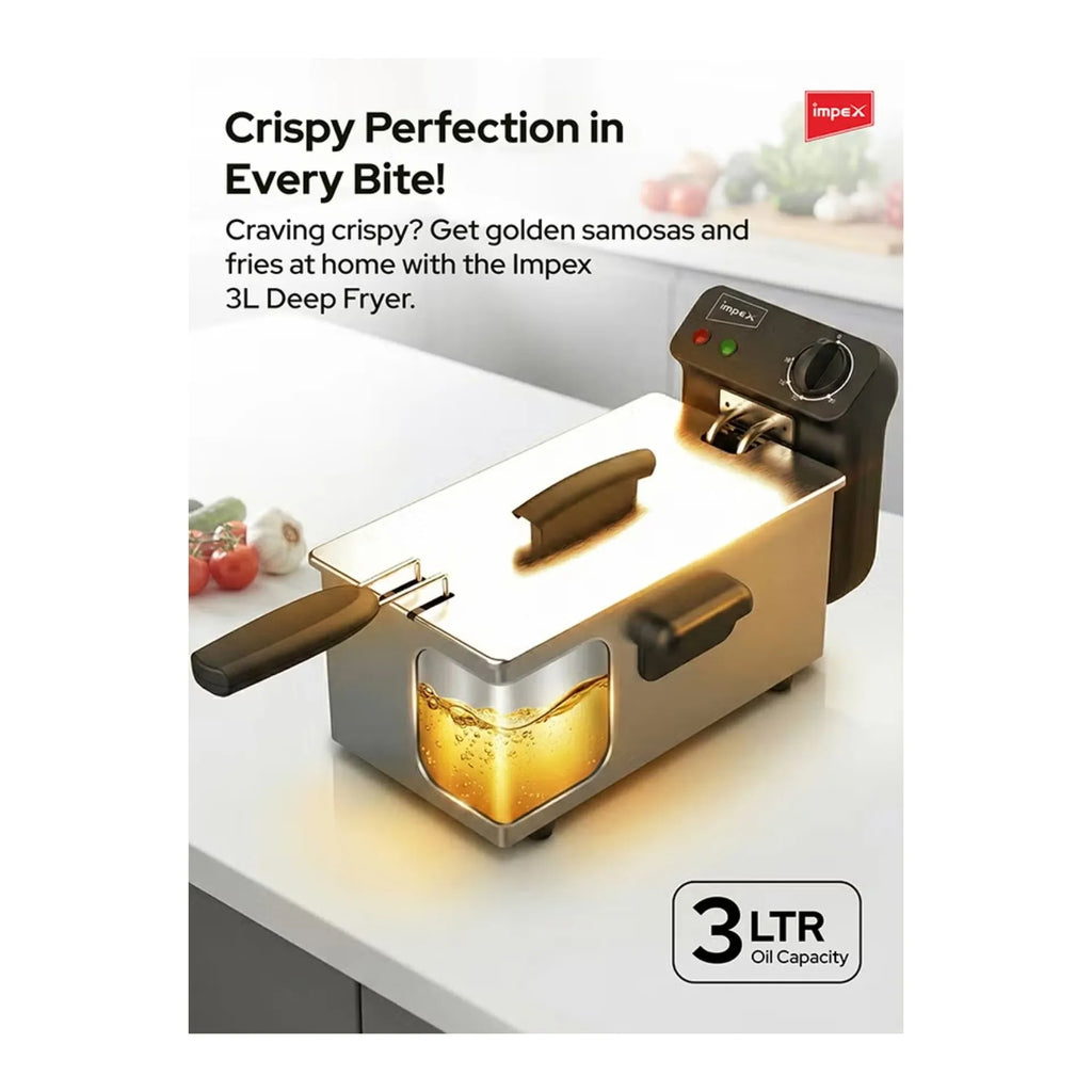 Impex 3L Deep Fryer (IDF-1003)