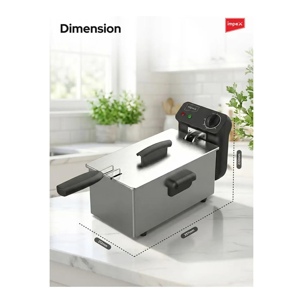 Impex 3L Deep Fryer (IDF-1003)