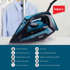 Impex Electric Steam Iron Box (IBS-404)