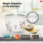Impex RC2801 – طباخ أرز كهربائي بسعة 1 لتر وقدرة 400 واط مع وظيفة البخار