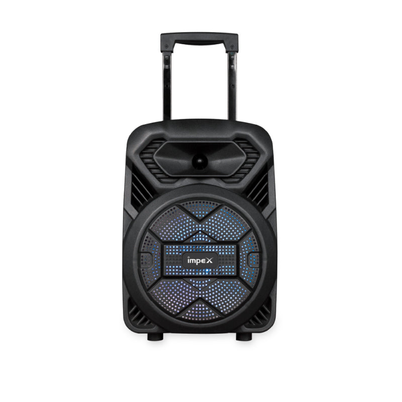 مكبر صوت بعربة متنقلة Impex TS1109 | 8 واط RMS | TWS | مدخل جيتار | ميكروفون لاسلكي