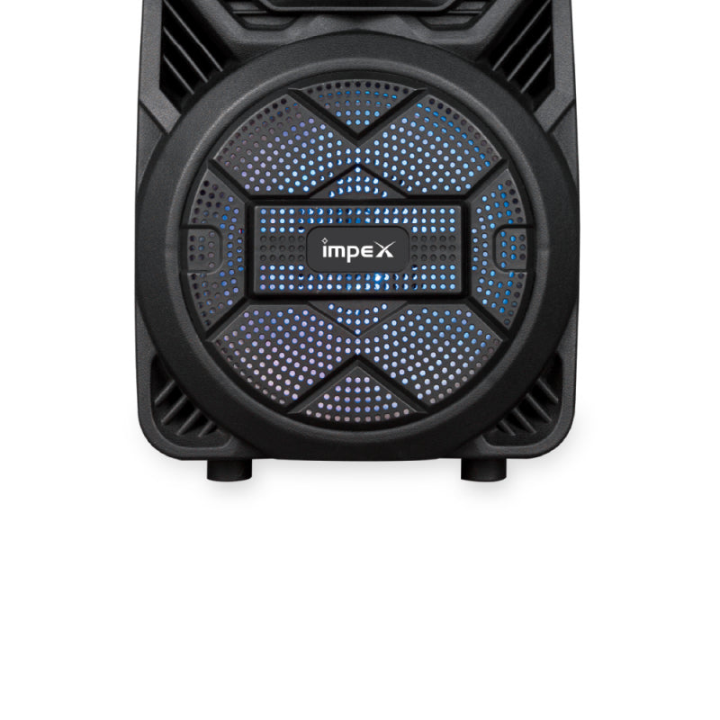 مكبر صوت بعربة متنقلة Impex TS1109 | 8 واط RMS | TWS | مدخل جيتار | ميكروفون لاسلكي